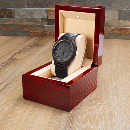 Endless Hope Not Hopeless End Faith Based Engraved Wooden Watch