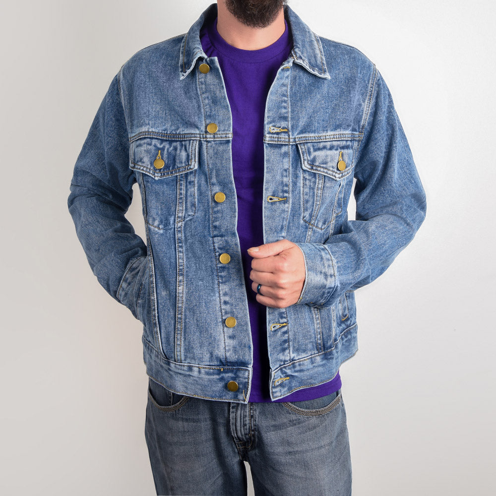 Buckle Up! 4-wheel Drive Men's DTG Denim Jacket