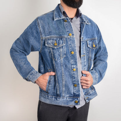 250 Years of Freedom USA Men's Blue Denim Jacket