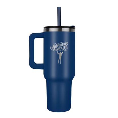 Adventure Awaits Graduation Pinnacle Engraved 40 oz Tumbler
