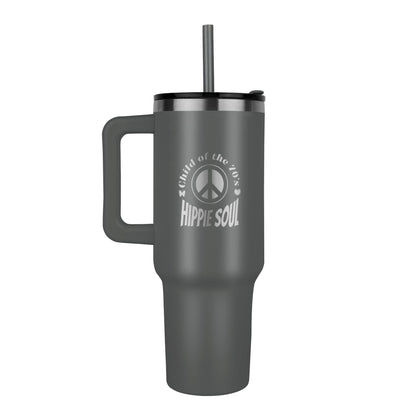 Child of the 70's Hippie Soul Pinnacle 40oz Engraved Tumbler