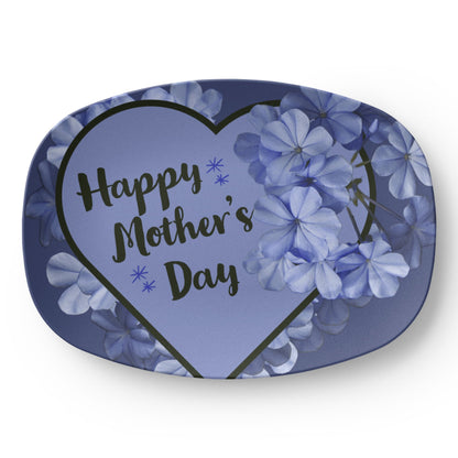 Lavender Happy Mother's Day 10" x 14" Oval Serving Platter