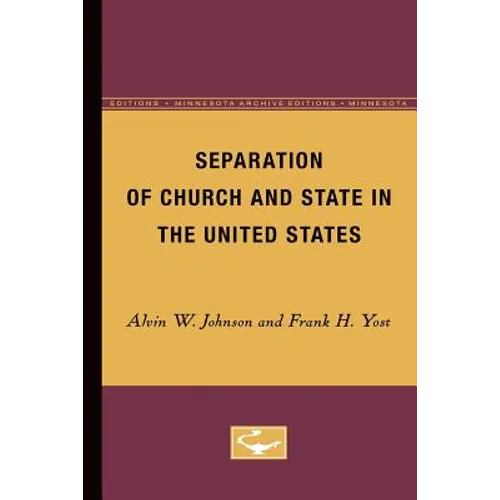 Separation of Church and State in the United States - Paperback