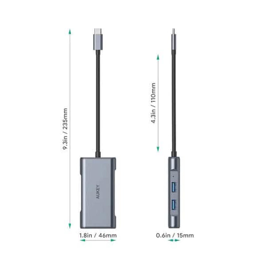 Aukey 6-in-1 USB-C Hub