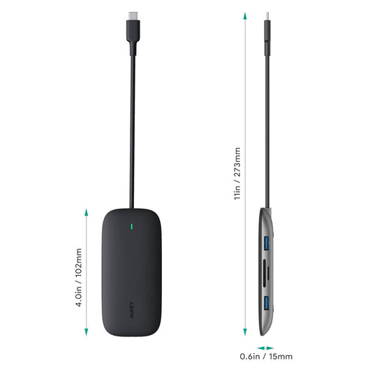 AUKEY CBC71 8 in 1 USB C Hub with Ethernet Port