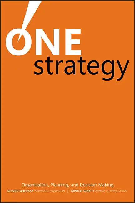 One Strategy: Organization, Planning, and Decision Making - Hardcover