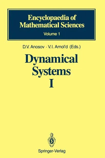 Dynamical Systems I: Ordinary Differential Equations and Smooth Dynamical Systems - Hardcover