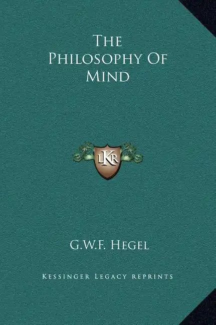 The Philosophy of Mind - Hardcover