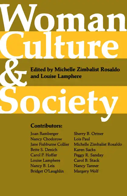 Woman, Culture, and Society - Paperback