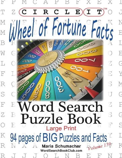 Circle It, Wheel of Fortune Facts, Word Search, Puzzle Book - Paperback
