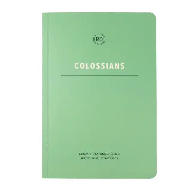 Lsb Scripture Study Notebook: Colossians - Paperback
