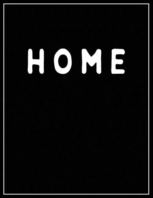 Home: Home Black and white Decorative Book - Perfect for Coffee Tables, End Tables, Bookshelves, Interior Design & Home Stag - Paperback