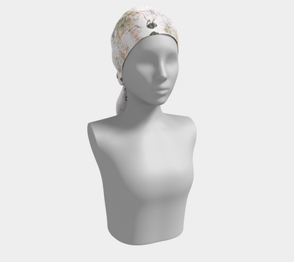 Elegant Antique Bride Pattern Long Scarf