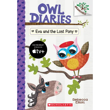 Eva and the Lost Pony: A Branches Book (Owl Diaries #8): Volume 8 - Paperback