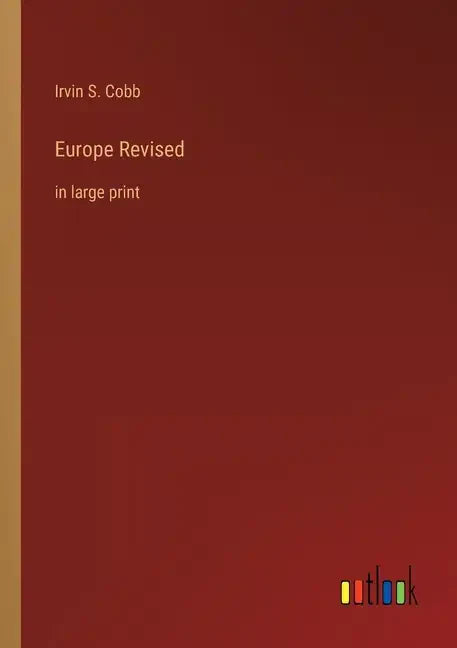 Europe Revised: in large print - Paperback