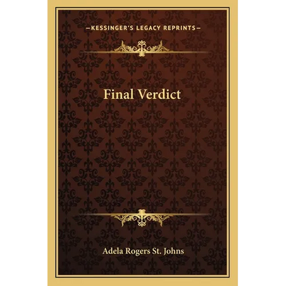 Final Verdict - Paperback