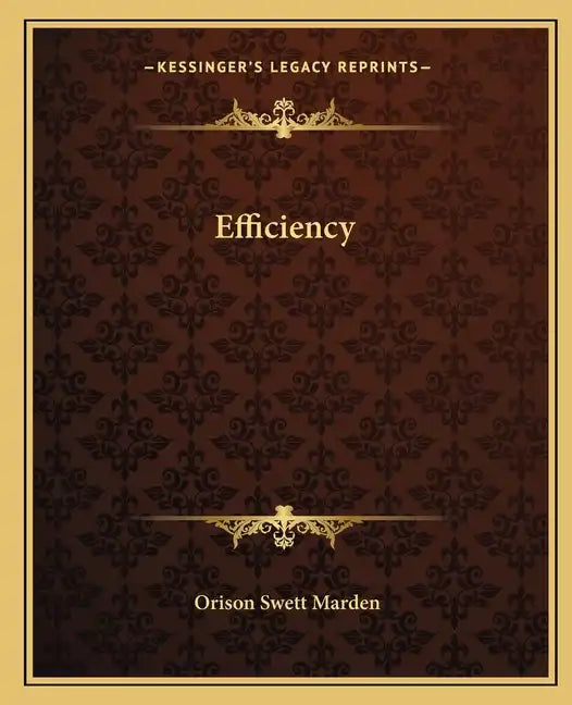 Efficiency - Paperback