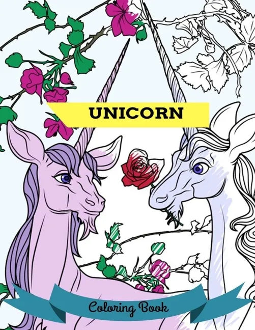 Unicorn Coloring Book: Adult Colouring Books, Fun, Stress Relief Relaxation and Escape - Paperback