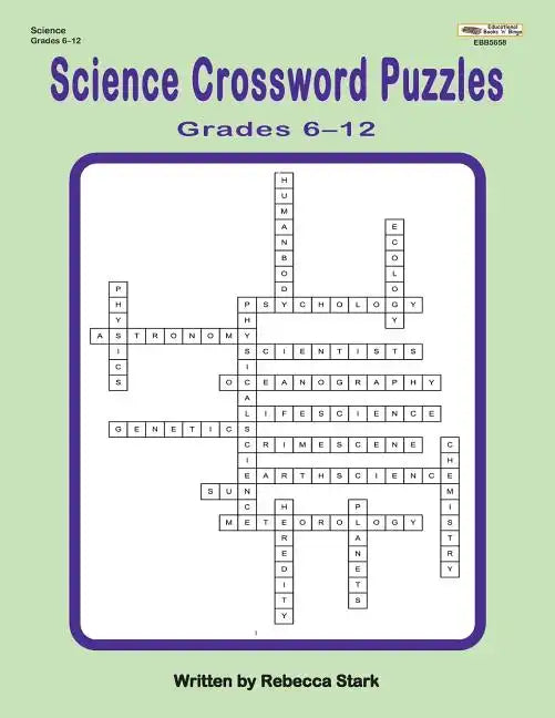 Science Crossword Puzzles Grades 6?12 - Paperback