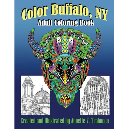 Color Buffalo, NY: Adult Coloring Book - Paperback