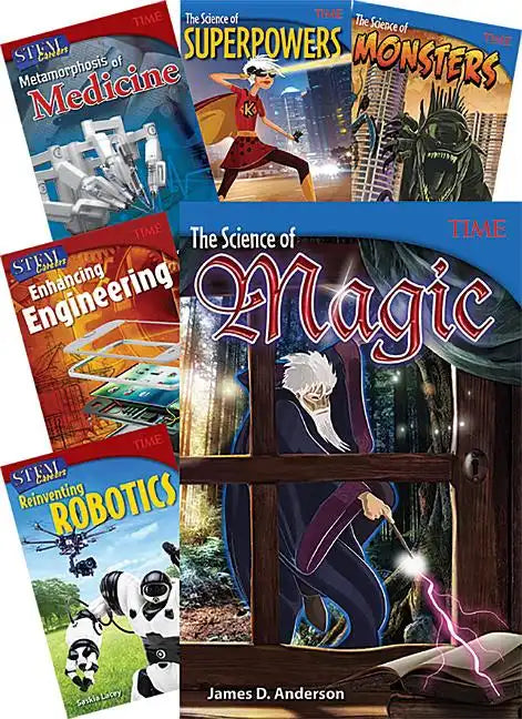 Time Middle School Stem, 6-Book Set - Paperback