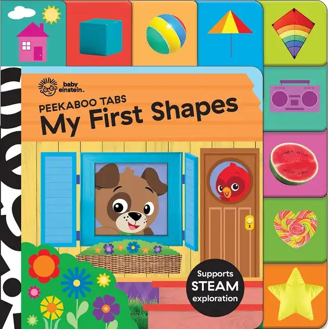 Baby Einstein: My First Shapes Peekaboo Tabs - Board Book