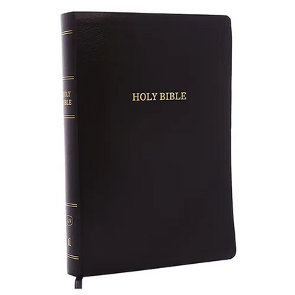 KJV, Reference Bible, Super Giant Print, Leather-Look, Black, Indexed, Red Letter Edition - Imitation Leather