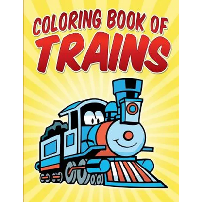 Coloring Book of Trains - Paperback