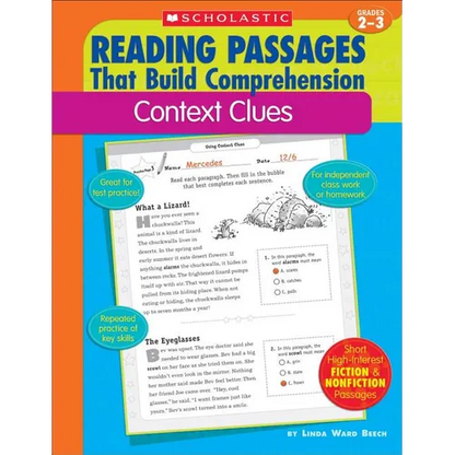 Reading Passages That Build Comprehension: Context Clues Grades 2-3 - Paperback