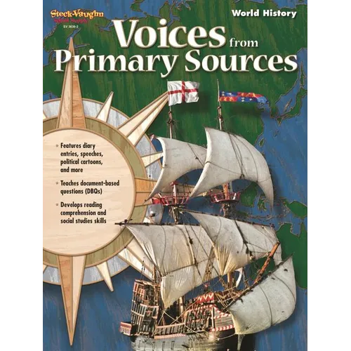 Voices From Primary Sources Reproducible World History - Paperback