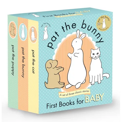 Pat the Bunny: First Books for Baby Boxed Set: Pat the Bunny; Pat the Puppy; Pat the Cat (3-Book Boxed Set) - Paperback
