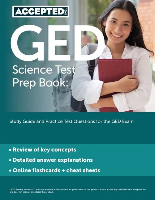 GED Science Test Prep Book: Study Guide and Practice Test Questions for the GED Exam - Paperback