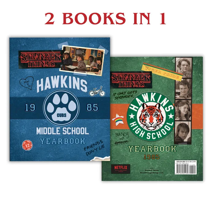 Hawkins Middle School Yearbook/Hawkins High School Yearbook (Stranger Things) - Hardcover