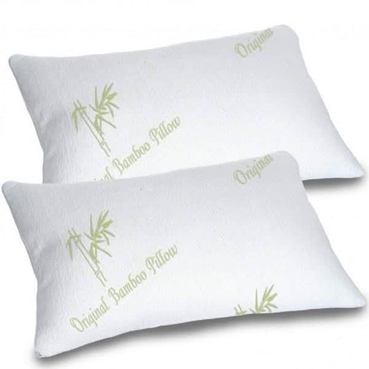 Bamboo Memory Foam Hypoallergenic Pillow - Assorted Sizes