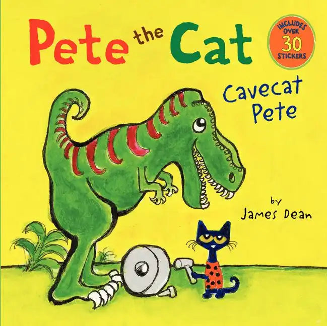 Pete the Cat: Cavecat Pete: Includes Over 30 Stickers! - Paperback