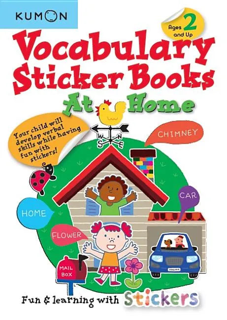 Kumon Vocabulary Sticker Books at Home - Paperback