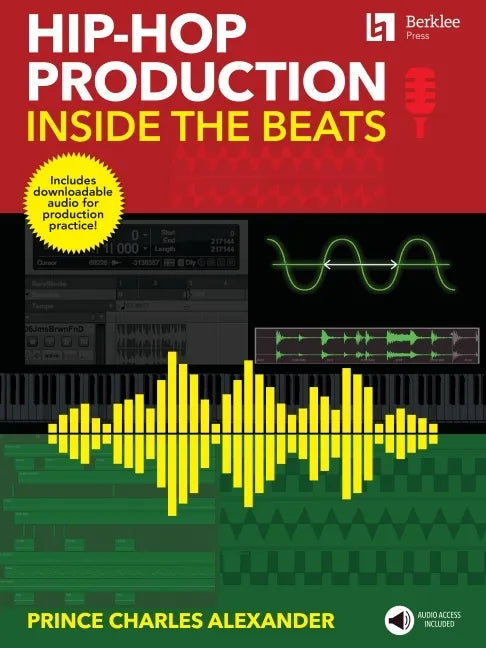 Hip-Hop Production: Inside the Beats by Prince Charles Alexander - Includes Downloadable Audio for Production Practice! - Paperback