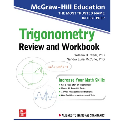 McGraw-Hill Education Trigonometry Review and Workbook - Paperback