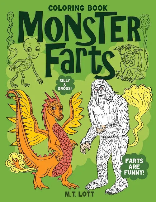 Monster Farts Coloring Book - Paperback