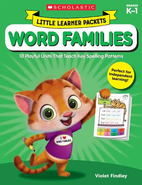 Little Learner Packets: Word Families: 10 Playful Units That Teach Key Spelling Patterns - Paperback