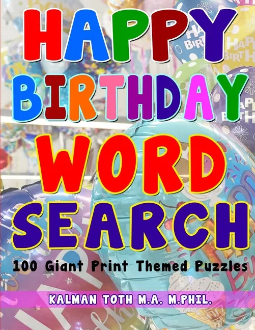 Happy Birthday Word Search - Paperback