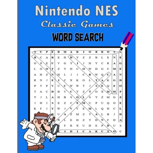 Nintendo NES Classic Games Word Search - Paperback