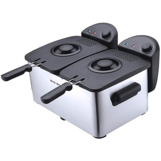 Big Boss Dual Deep Fryer 1500 Watts