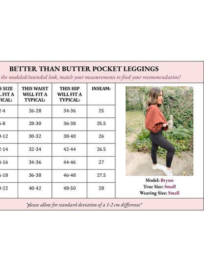 Billie Better Than Butter Pocket Leggings
