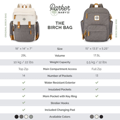 Birch Bag - Diaper Backpack