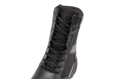 Botas Pro Black Men's 8 inch Side Zipper Military Tactical Boots BP703