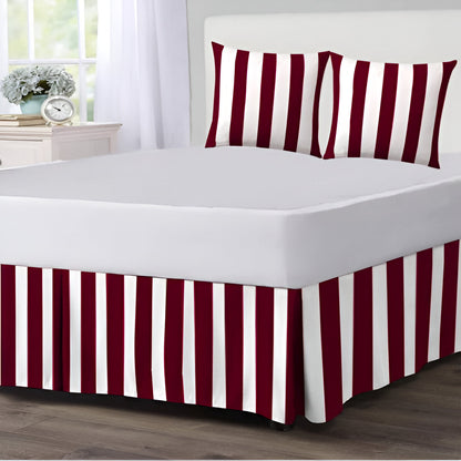 400TC Stripe Border Frame Cotton Sateen Duvet Cover Set