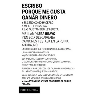 Escribo Porque Me Gusta Ganar Dinero - Paperback
