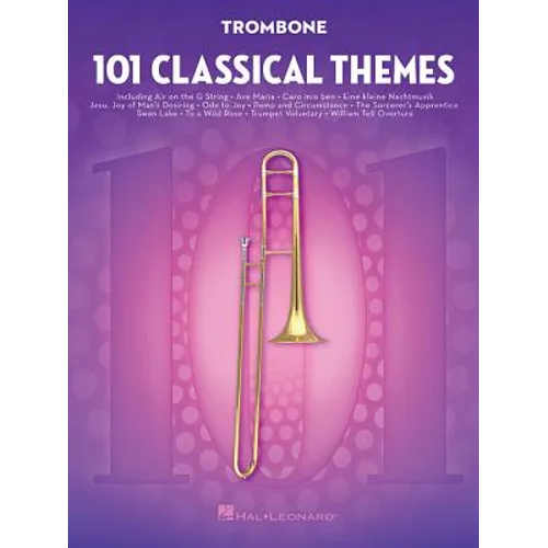 101 Classical Themes for Trombone - Paperback