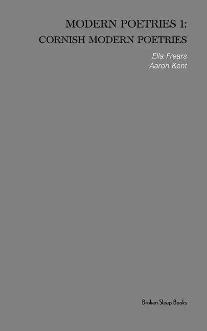 Cornish Modern Poetries - Paperback
